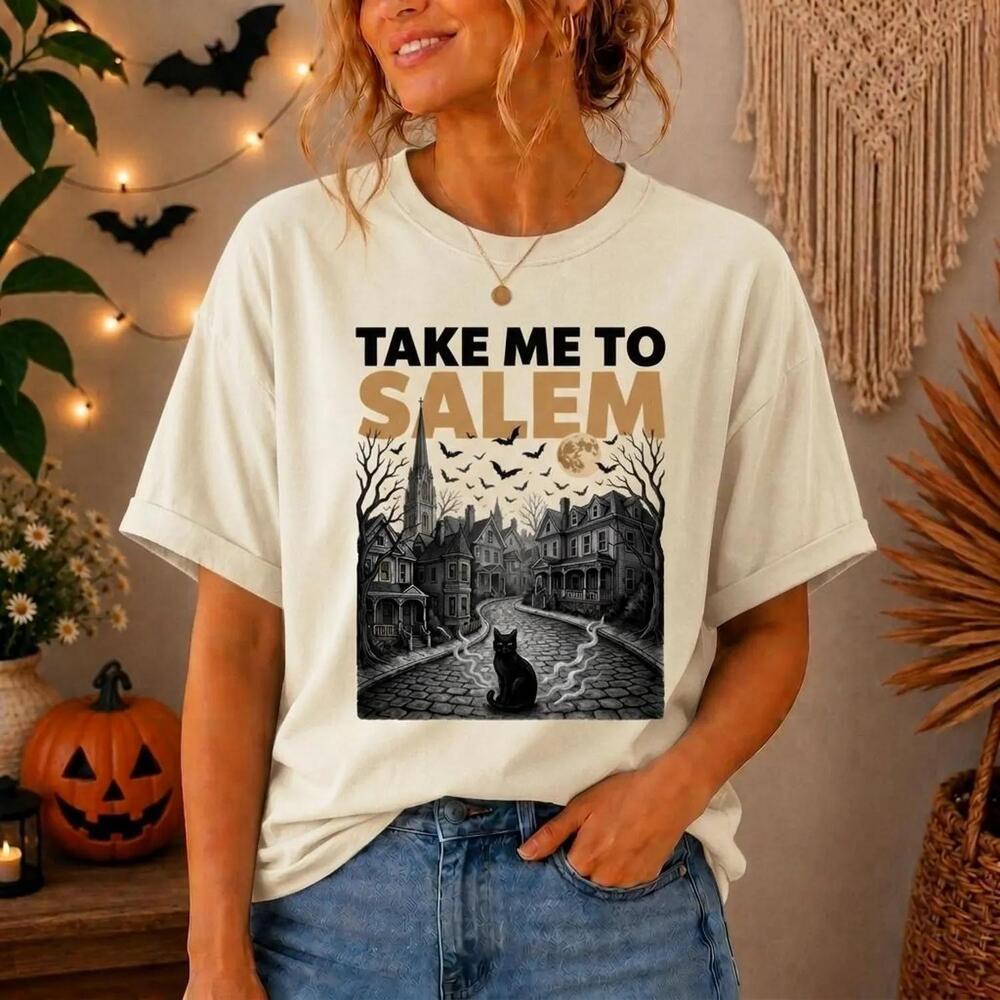 Salem Witch Shirt, Halloween Witch Tee, Take Me To Salem Shirt, Salem 1692 Tee